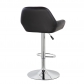 Faux Leather Modern Counter Stools (5080-BK)